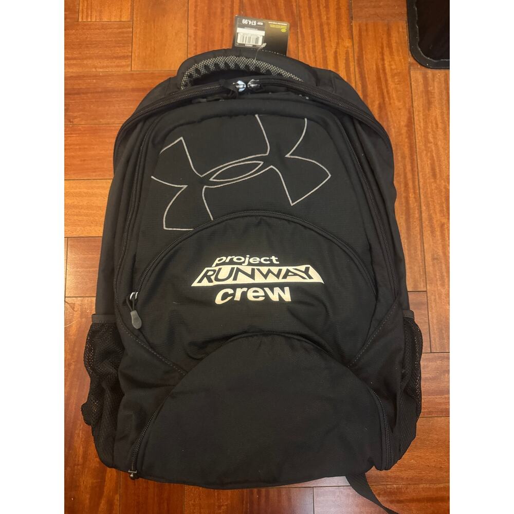 NWT Under Armour Protego Backpack Rare Project Runway Crew Tv Swag Black Tech